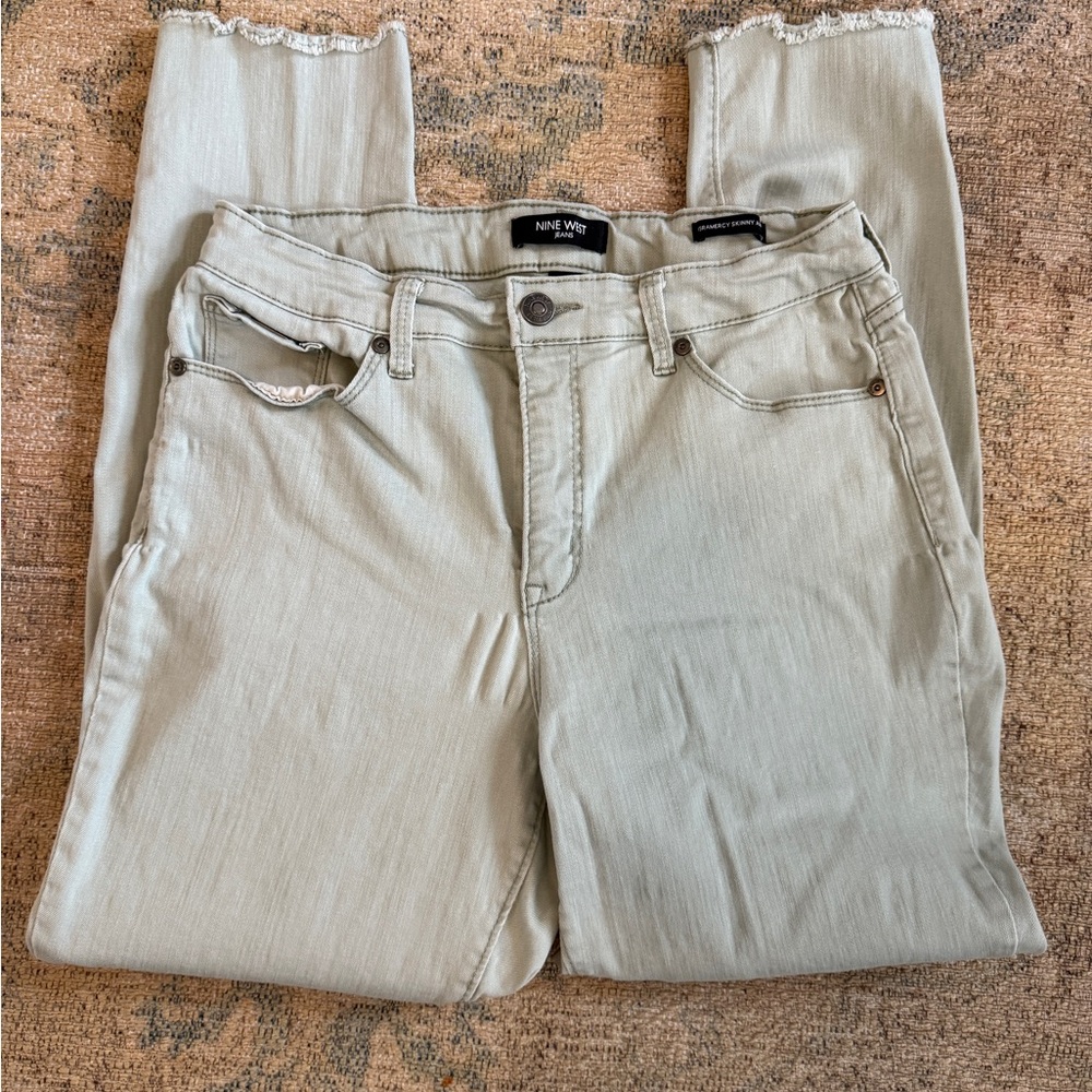 Nine West Women's Gray Ankle Jeans